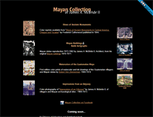 Tablet Screenshot of mayancollection.com